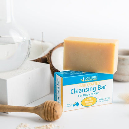 Grahams Natural Cleansing Bar for Body & Hair