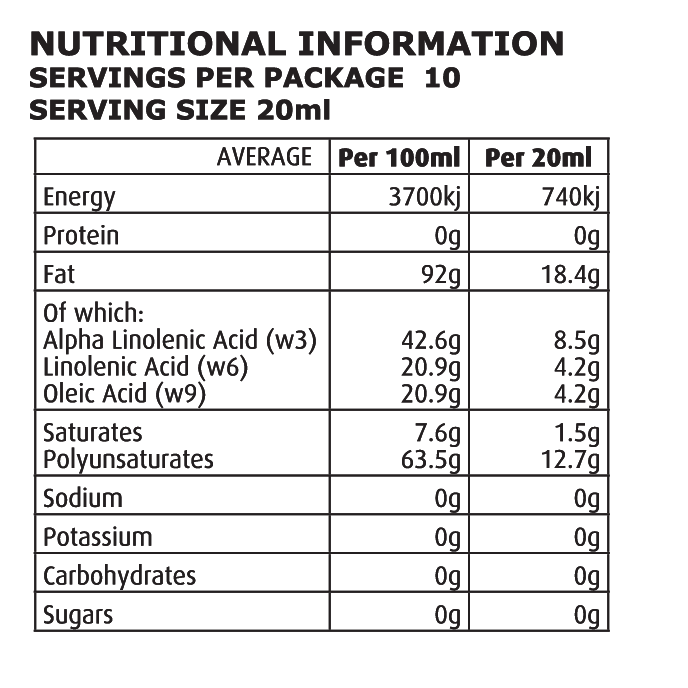 Grahams Natural Mega Oil
